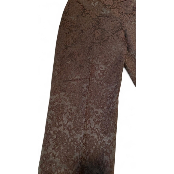 Jones New York Brown Patterned Trousers - Picture 5 of 8